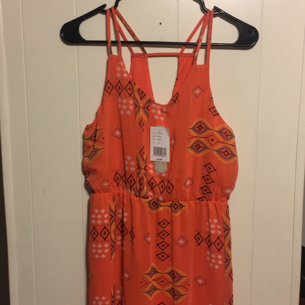 GB brand new Orange sun dress size medium - Picture 3 of 4